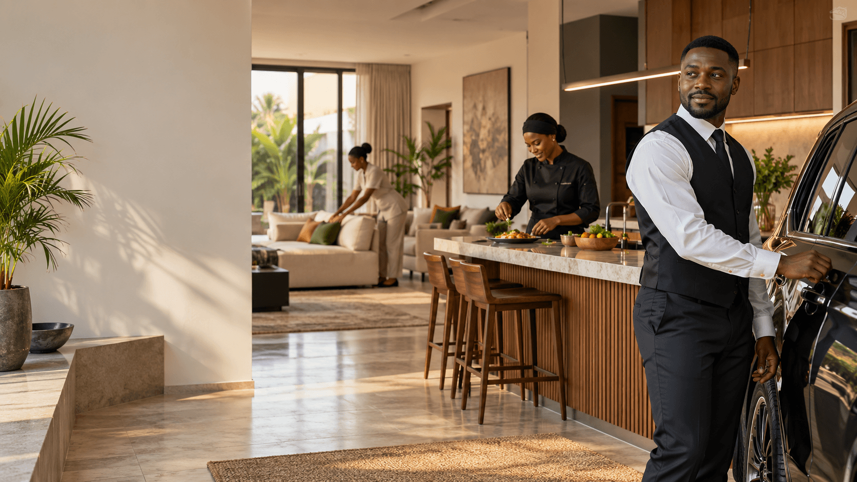 Trusted Pukena professionals working in a refined home setting.